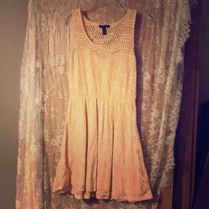 Peach dress